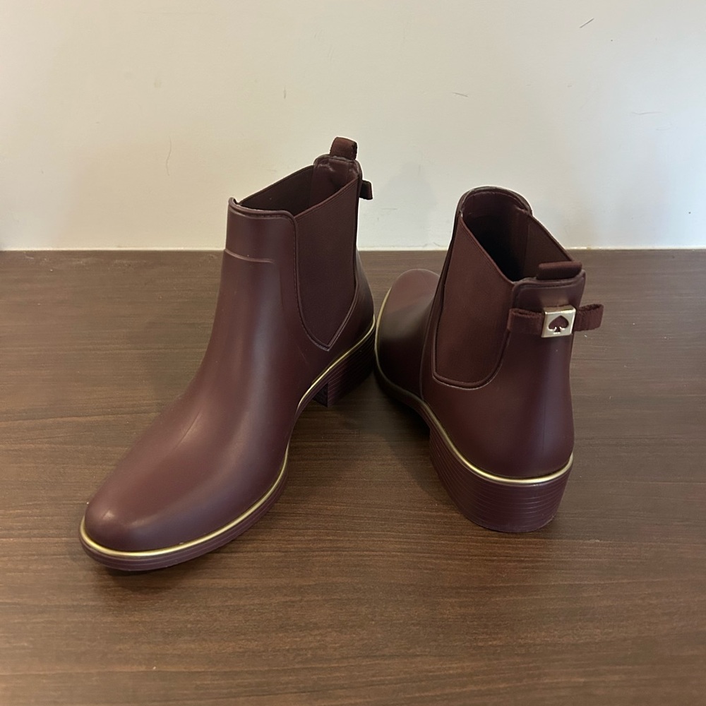 Kate Spade Solstice Rubber Rain Boot Women's Size 10